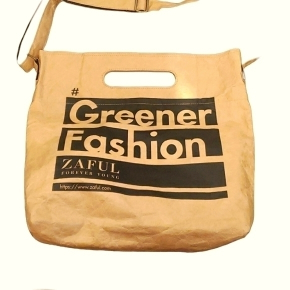 Greener Fashion Reusable Shopping Fashion Tote with‎ Shoulder Strap